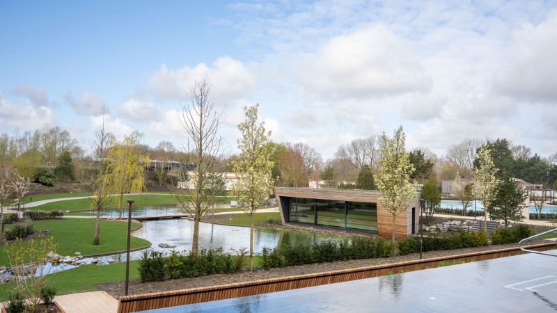 Vijver-panoramasauna