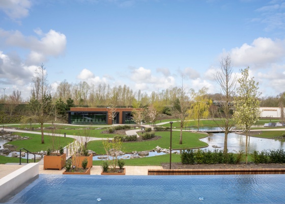 Waterlandschap de Zoete Meren